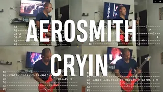 How to play Aerosmith Crying' (All guitars)