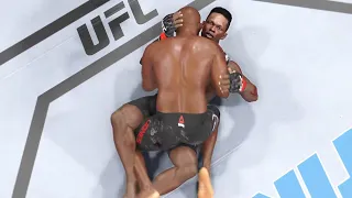 Israel Adesanya vs. Jon Jones Full Fight (EA Sports UFC 4)