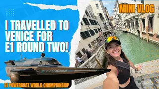 I travelled to VENICE for the E1 World Championship!