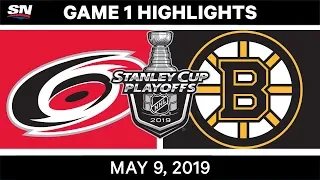 NHL Highlights | Hurricanes vs. Bruins, Game 1 – May 9, 2019