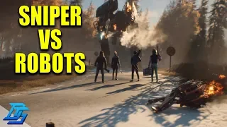 TESTING THE SEMI AUTO SNIPER AGAINST ROBOTS - Generation Zero Gameplay Part 2 (Beta)