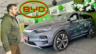 BYD Tang 🔋 ОГРОМНЫЙ ПОЛНОПРИВОДНЫЙ ЭЛЕКТРОМОБИЛЬ🔌 тест-драйв 4К