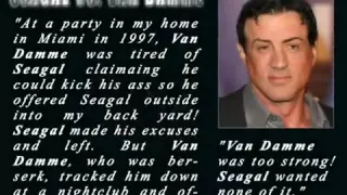 Jean-Claude Van Damme VS Steven Seagal