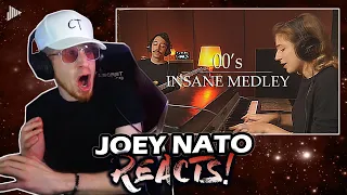 Joey Nato REACTS to Lucas Inutilismo - 00's insane medley ft. Giana