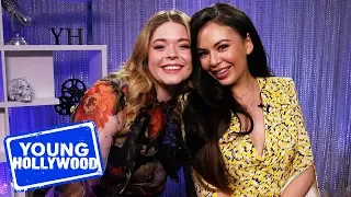 PLL: The Perfectionists' Janel Parrish & Sasha Pieterse Play First & Last!