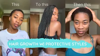 Taking Down Month Old Box Braids | Brittany's Room