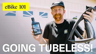 How to install tubeless tires  #howto #ebike