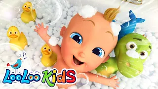 Bath Time Song - Let's Have Fun Together | LooLoo Kids Nursery Rhymes Compilation!