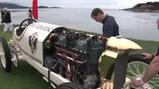 Starting the 1909 Blitzen-Benz, UNEDITED, @ Pebble Beach Concours d'Elegance