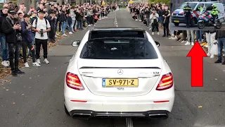 1250HP Mercedes E63S AMG GAD Motors Ripping Up The Streets! IN FRONT OF THE POLICE