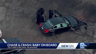 Car chase with baby on board