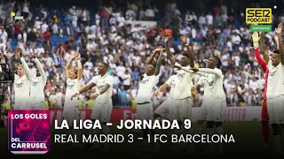 Los goles del Real Madrid 3 - 1 FC Barcelona | El Real Madrid condena al Barcelona a su hórror vacui