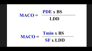 Максимальная суточная доза в формулах расчета МАСО