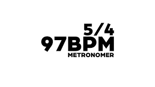 97 BPM Metronome 5/4