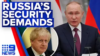 Vladimir Putin says US and allies have ignored Russia's security demands | 9 News Australia