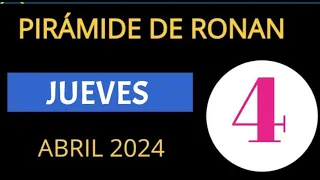 LOTERÍA PANAMA 💕PIRÁMIDE DE💕💕 RONAN 4 ABRIL💕💕 2024