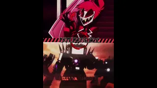 Alastor Vs Titan trio #hazbinhotel #skibiditoilet #shorts