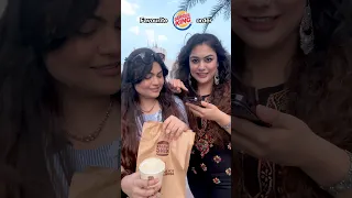 I challenged my sister to guess my BURGER KING order & win ₹1,00,000! #thakursisters #shorts