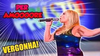 MOMENTOS VERGONHA ALHEIA: FAMOSOS CANTANDO MAL!