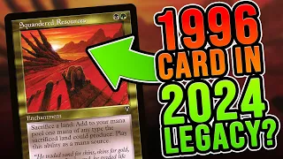 1996 card in 2024 Legacy? Squandered Resources + Beseech the Mirror Storm | Magic: The Gathering MTG