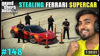 im fist time gta v uploding video #tecbno gamerz  I stoles $ 10 million FERRARI SUPERCAR | gta5 game