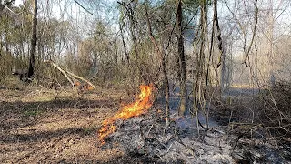 FIRST CONTROLLED BURN ON THE 140 YEAR OLD FARM