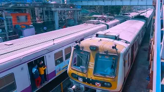 Mumbai Local Trains Crossing at Western Line | Indian Railways