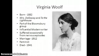 Stream of Consciousness and Mrs. Dalloway