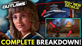 Star Wars Outlaws Story Trailer COMPLETE Breakdown! | 100+ NEW Gameplay & Story Details!