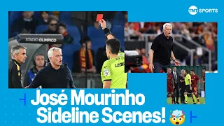 José Mourinho's STANDOUT Sideline Moments at AS Roma! 🤯