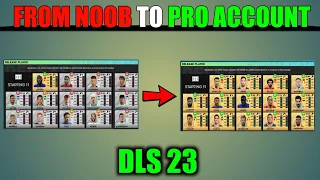 How To Make NOOB Account to PRO Account Fast Without Buying Coins | Dream League Soccer 2023