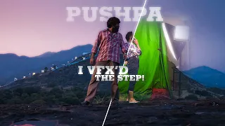 Cheppu Steppu 🦵🩴 🤪  | VFX Edit | #pushpa #alluarjun #sukumar #kamalkrishna #ShoeDropStep
