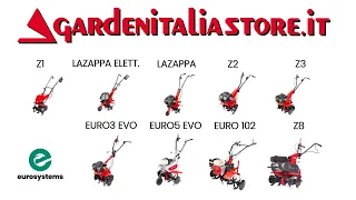 Quale motozappa scegliere per la nostra superficie? EUROSYSTEMS ha quella che cerchiamo.