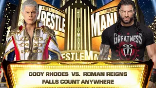 WWE 2K24 Cody Rhodes vs Roman Reigns Next Gen P55 Gameplay 1080P 60FPS