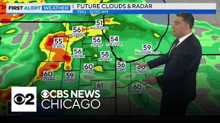 Widespread storms again overnight Wednesday into Thursday in Chicago