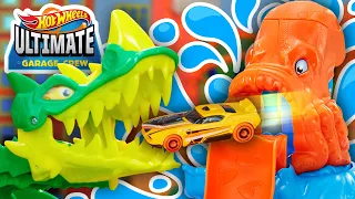 WIELKI POJEDYNEK: OŚMIORNICA KONTRA SMOK! 🐙🐲 | Hot Wheels Ekipa z Mega Garażu