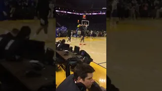 BTS [9:16] Warriors (2-3) practice snippet from IG live, day b4 Game 6 NBA Finals