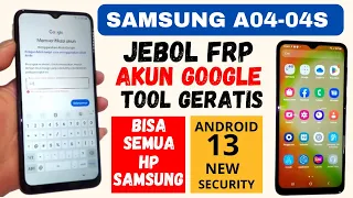 CARA BYPASS FRP AKUN GOOGLE SEMUA HP SAMSUNG⁉️ SAMSUNG A04-A04S PAKE TOOL GERATIS‼️