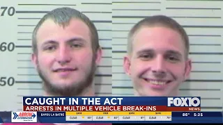 Caught in the Act: Suspected car burglars arrested in Mobile