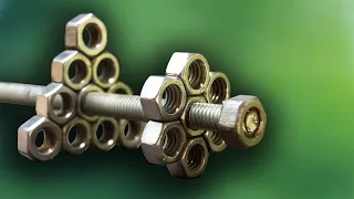 3 HOMEMADE USEFUL IDEAS USING BOLTS AND NUTS