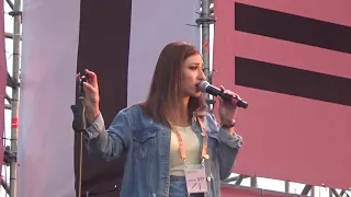 Маргарита Позоян(Soundcheck,Парк Горького,Фестиваль ДевяностолетПаркуГорького,30.8.18)