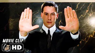 JOHNNY MNEMONIC Clip - QiGong Mediation (1995) Keanu Reeves