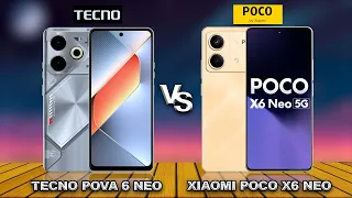 Tecno Pova 6 Neo 4G vs Xiaomi POCO X6 Neo