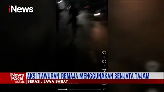 Aksi Tawuran Remaja saat Membawa Senjata Tajam di Bekasi Disiarkan Live di Medsos #iNewsPagi 20/09