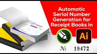 Automatic Serial Number Generation for Receipt Books for Corel Draw and Adobe Illustrator Users