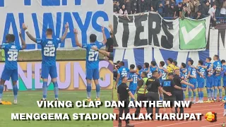 BOBOTOH berpesta!! Full atmosfir Viking Clap, Anthem Northern Wall!! After match PERSIB vs Persebaya