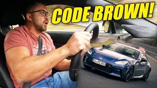 I ALMOST CRASHED the GR86 on the Nürburgring!😱