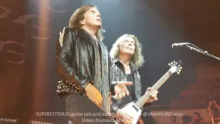 SUPERSTITIOUS (guitar solo and outro, HQ) - EUROPE live @ Utrecht (NL) 2023