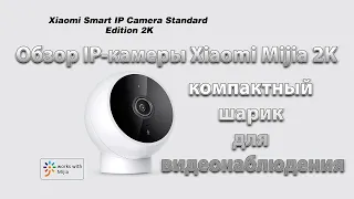 Обзор IP камеры Xiaomi Mijia 2K - компактный шарик для видеонаблюдения