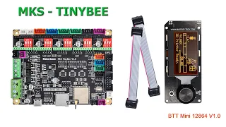 🔇✅▶ MKS tinybee  + BTT MINI 12864 + TMC2209 V2.0  ✔🎉